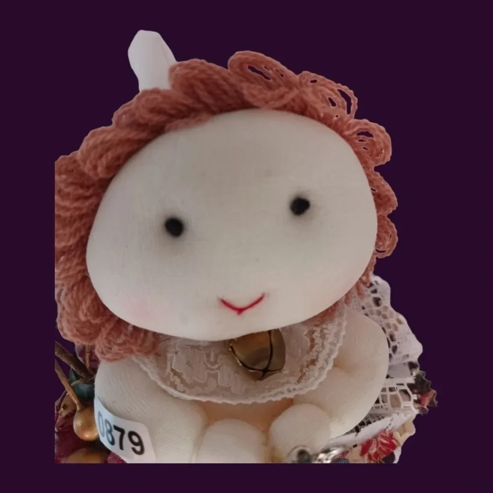 Vtg stuffed little angel